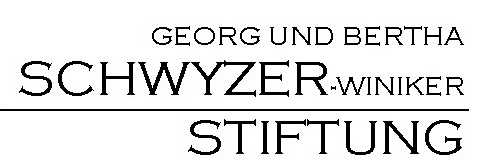 Logo Georg und Bertha Schwyzer-​Winiker-Stiftung